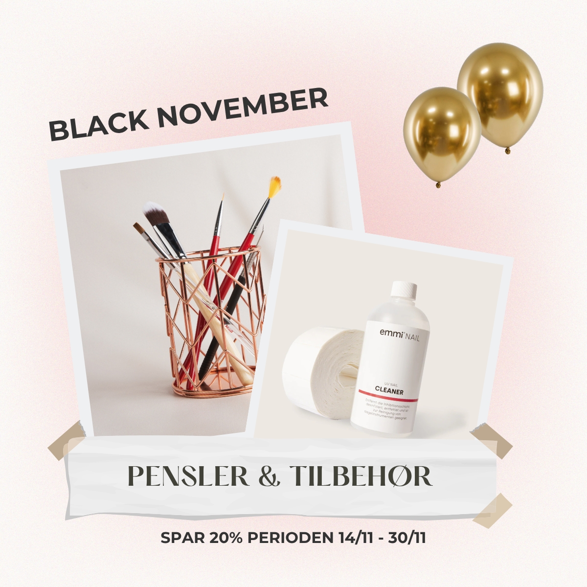 TILBEHØR OG PENSLER ⎮ 20%